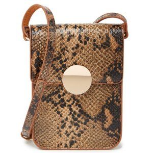 Most Wanted USA Snake Embossed Leather Crossbody